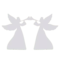 Outdoor Christmas Decorations Angels Set of 2 Weather-Resistant PVC for Yard